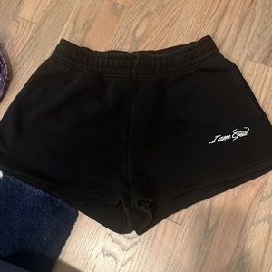 I am Gia black sweatshorts